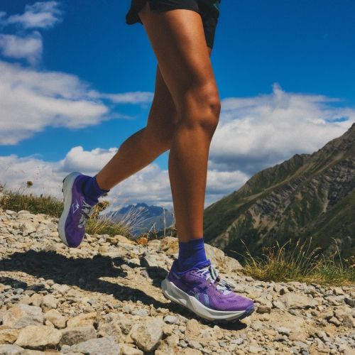 Dámske bežecké topánky ASICS Trabuco 14 foggy teal/radiant amethyst