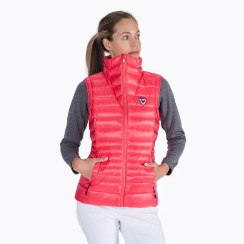 Dámska lyžiarska bunda bez rukávov Rossignol W Classic Light Vest corail