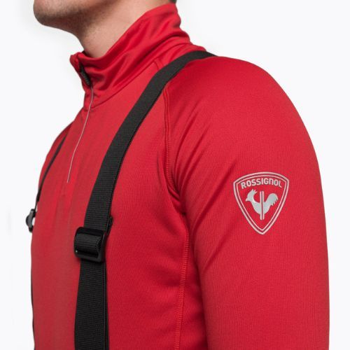 Pánska termo mikina Rossignol Classique 1/2 Zip red