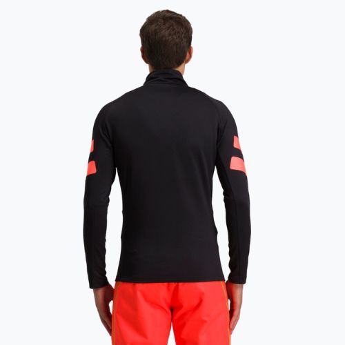 Pánska lyžiarska mikina Rossignol Classique Hero 1/2 Zip black/red