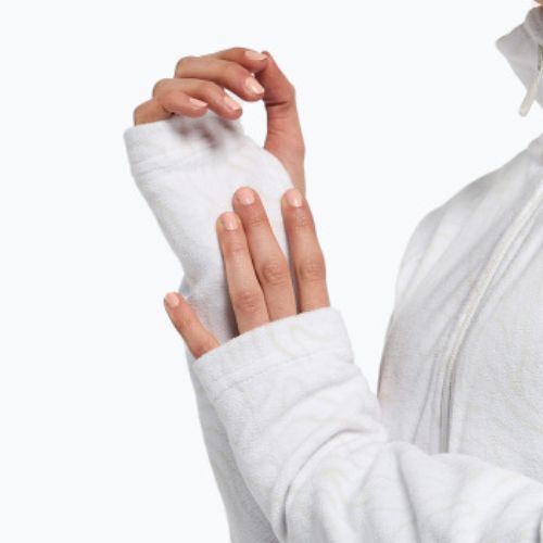 Dámska snowboardová mikina ROXY Cascade 2021 bright white zebra print