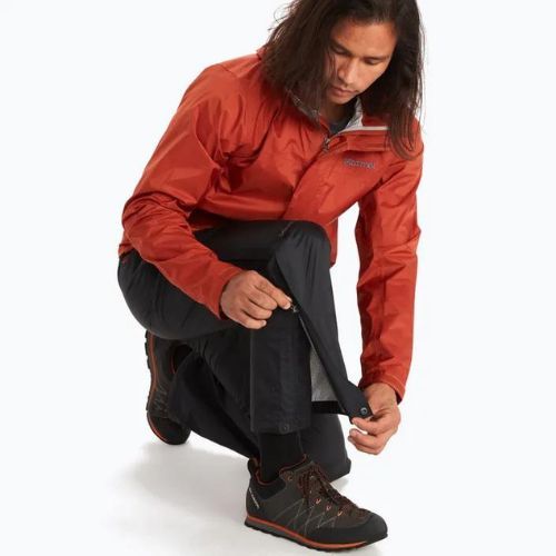 Marmot PreCip Eco Full Zip pánske nohavice do dažďa čierne 41530