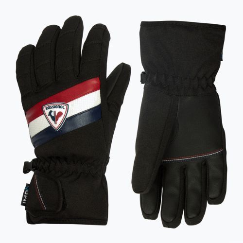 Detské lyžiarske rukavice Rossignol Jr Sportchic Stretch Impr black