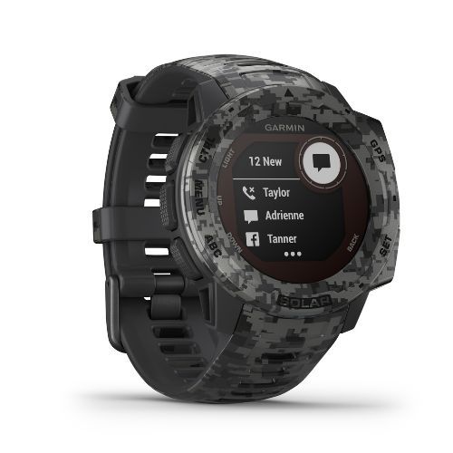 Hodinky Garmin Instinct Solar Camo Edition čierne 010-02293-05