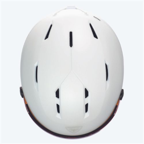Dámska lyžiarska prilba Rossignol Fit Visor Impacts white/orange/silver