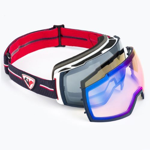 Lyžiarske okuliare Rossignol Magne'lens strato/silver miror/blue miror