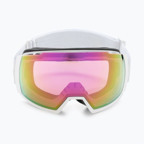 Lyžiarske okuliare Rossignol Magne'lens white/pink miror/silver miror