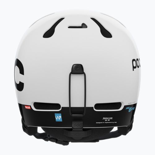 Lyžiarska prilba POC Auric Cut Backcountry Spin hydrogen white