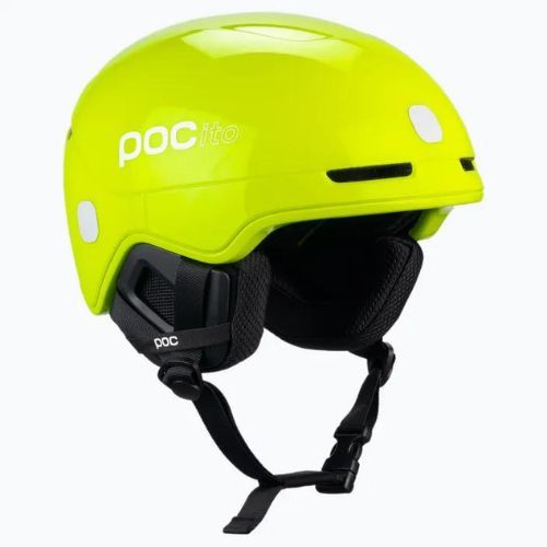 Detské lyžiarske prilby POC POCito Obex MIPS fluorescent yellow/green