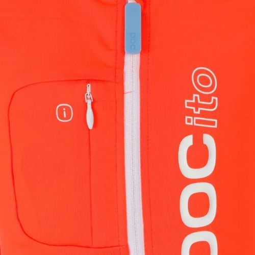 Detská bezpečnostná vesta POC POCito VPD Air Vest fluorescent orange