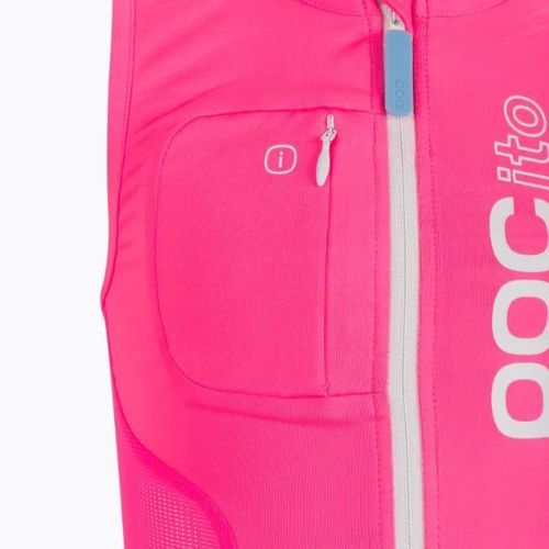 Detská bezpečnostná vesta POC POCito VPD Air Vest fluorescent pink