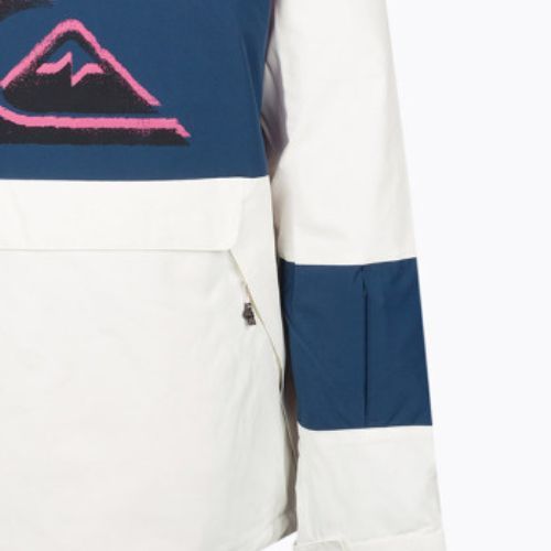 Quiksilver Steeze pánska snowboardová bunda biela EQYTJ03334