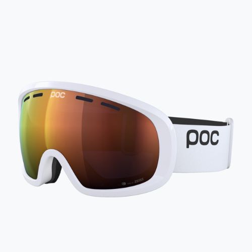 Lyžiarske okuliare POC Fovea Mid Clarity hydrogen white/spektris orange