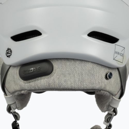 Dámska lyžiarska prilba Salomon Mirage Ca Photo Sigma biela L415257