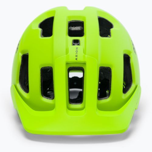 Cyklistická prilba POC Axion SPIN fluorescent yellow/green matt