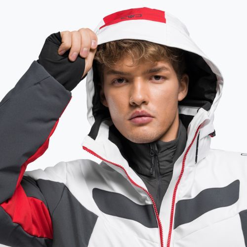 CMP pánska lyžiarska bunda biela 31W0327/A001