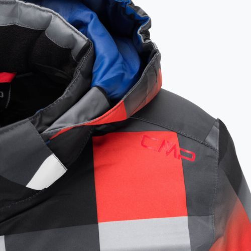 Detská lyžiarska bunda CMP sivá 39W1924/03ZH