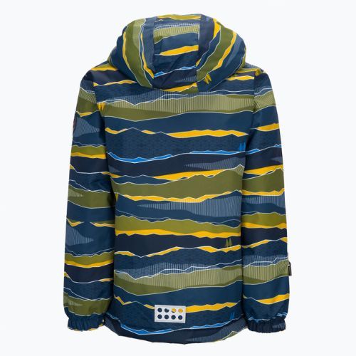 Detská lyžiarska bunda LEGO Lwjebel 727 zelená 11010206