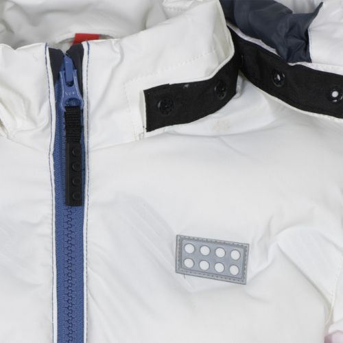 LEGO Lwjori 735 detská lyžiarska bunda biela 11010197