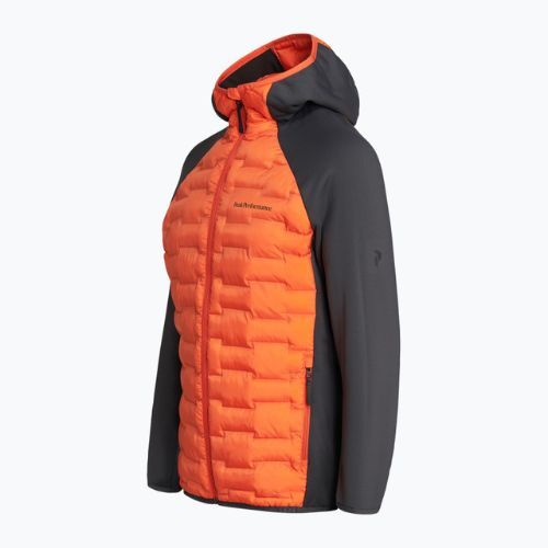 Pánska bunda Peak Performance Argon Hybrid Hood oranžová G76763040