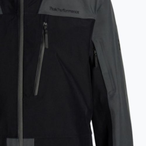 Pánska lyžiarska bunda Peak Performance Vertical 3L šedá G76600030