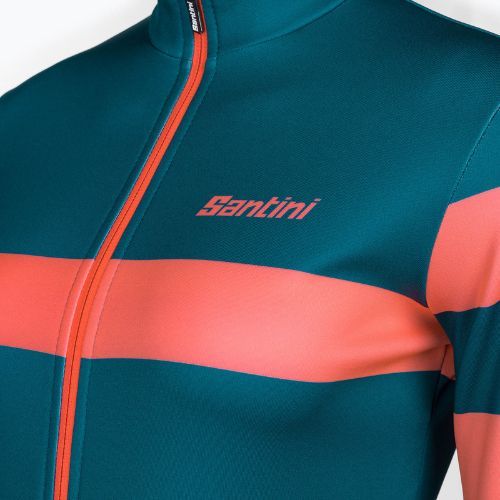 Dámska cyklistická bunda Santini Coral Bengal green 2W216175CORALBENGTE