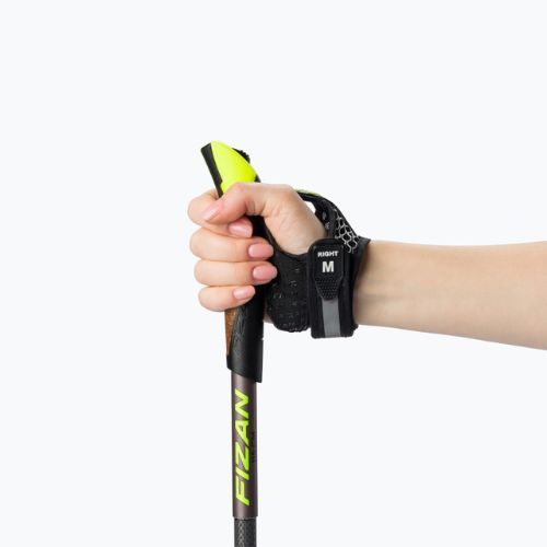 FIZAN Carbon 3K nordic walking palice sivé S21 CA08