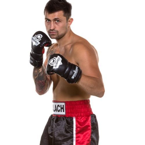 Prístroj Bushido boxerské rukavice tréningové vrece čierne Rp4