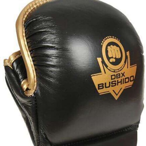 Bushido kožené tréningové rukavice MMA čierne Arm-2011D-L