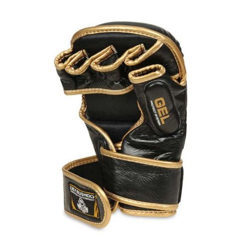 Bushido kožené tréningové rukavice MMA čierne Arm-2011D-L