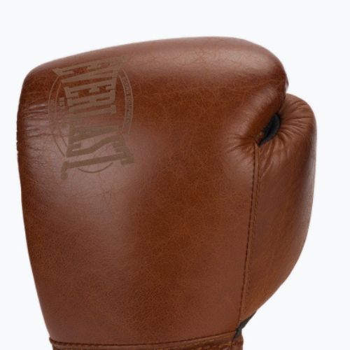 EVERLAST 1910 Klasické hnedé boxerské rukavice EV1910