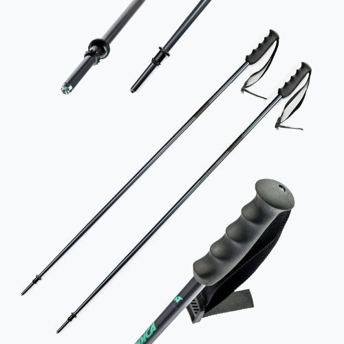 Dámske lyžiarske palice Nordica ALPINE TI WOMAN 16 MM blue 0B081000 002