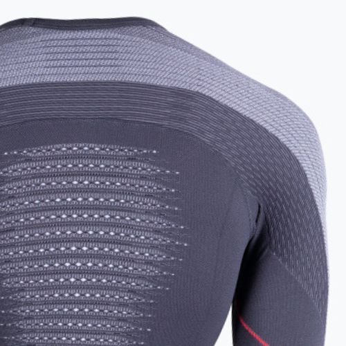 Termoaktívna pánska mikina UYN Evolutyon UW Shirt charcoal/white/red