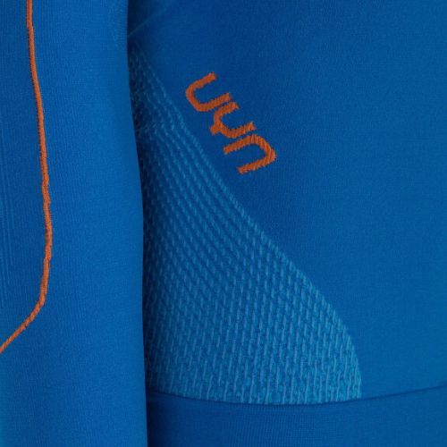 Pánska termoakčná mikina UYN Evolutyon UW Shirt blue/blue/orange shiny