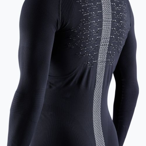 Termoaktívna pánska mikina X-Bionic The Trick 4.0 Run opal black/arctic white