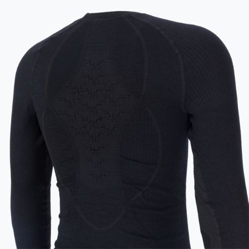Termoaktívna pánska mikina X-Bionic Apani 4.0 Merino black/black