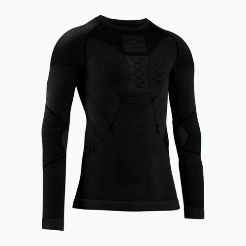 Termoaktívna pánska mikina X-Bionic Apani 4.0 Merino black/black