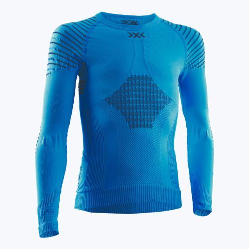 Detská termoakčná mikina X-Bionic Invent 4.0 LS teal blue/anthracite