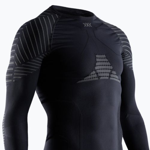 Pánska termoakčná mikina X-Bionic Invent 4.0 LS black/charcoal