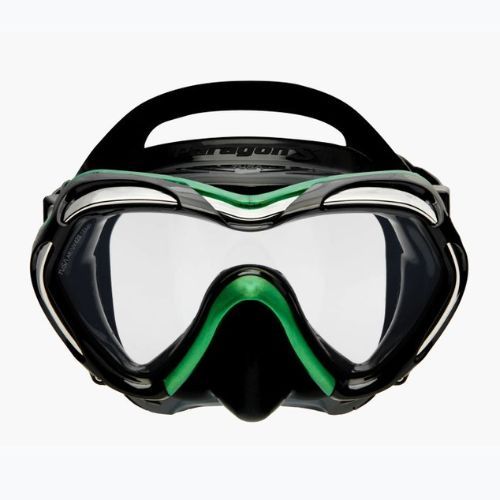 TUSA Paragon S Mask potápačská maska čierno-zelená M-1007