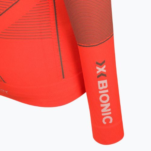 Pánska termoakčná mikina X-Bionic Energy Accumulator 4.0 sunset orange/anthracite