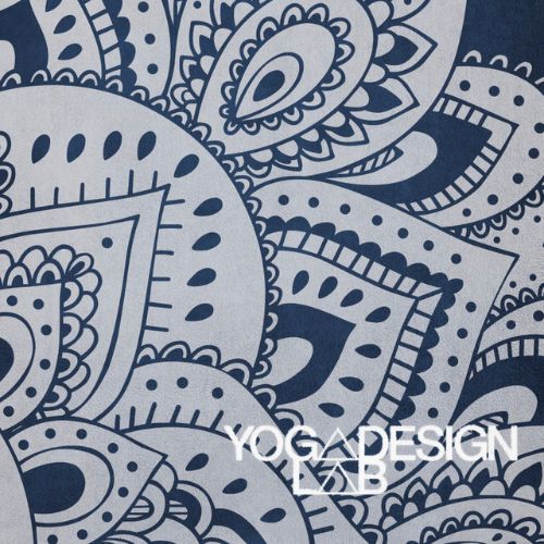 Yoga Design Lab Combo Cestovná podložka na jogu 1,5 mm tmavomodrá Mandala Sapphire