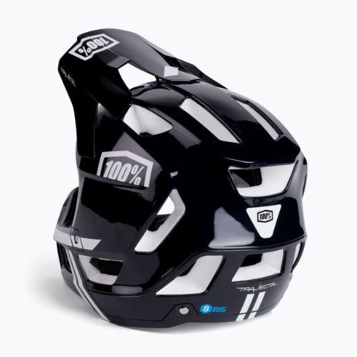 100% Trajecta Helmet W Fidlock Celoobličajová cyklistická prilba čierna STO-80021-011-11