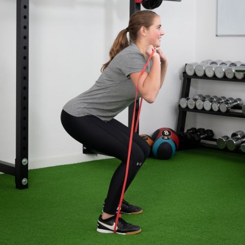 Pure2Improve Pro Stredná cvičebná guma červená 2152