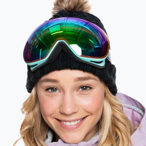 Dámske snowboardové okuliare ROXY Popscreen NXT J 2021 true black ubuda/nxt varia ml green