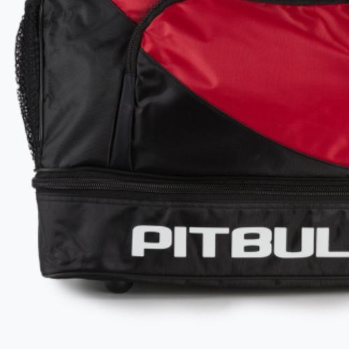 Tréningová taška Pitbull West Coast Big Duffle Bag Logo Pitbull Sports black/red
