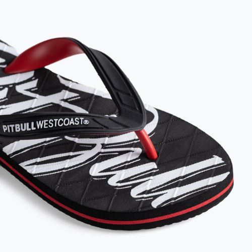 Pánske žabky Pitbull West Coast Flip Flop El Jefe black/red