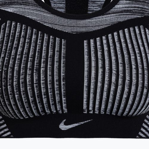 Nike FE/NOM Flyknit šedá fitness podprsenka AJ4047-014