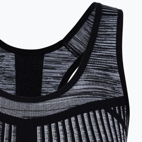 Nike FE/NOM Flyknit šedá fitness podprsenka AJ4047-014