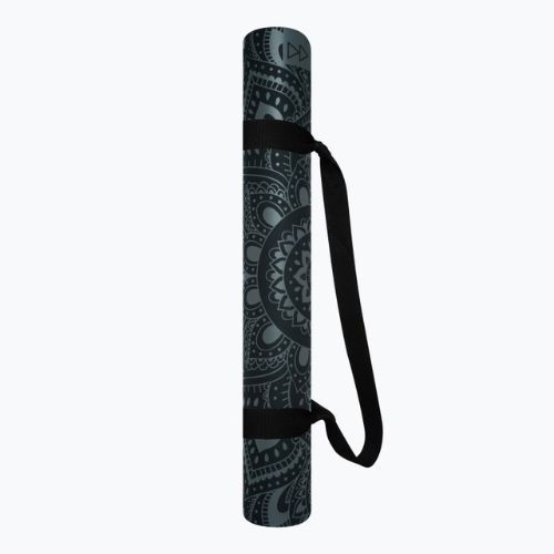 Yoga Design Lab Infinity podložka na jogu 3 mm čierna Mandala Charcoal